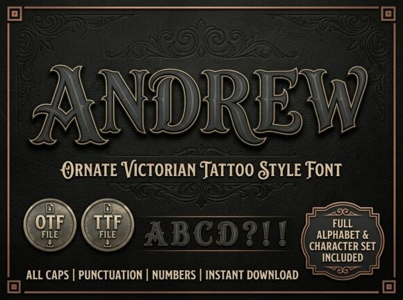 Andrew: Bringing Authentic Victorian Tattoo Aesthetics to Modern Design
