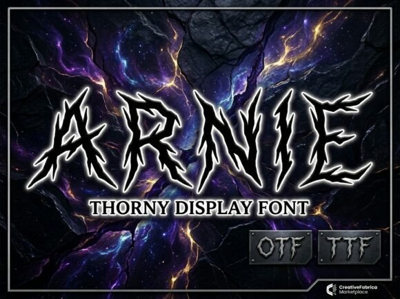 Arnie: Bold Typography for Dark Branding