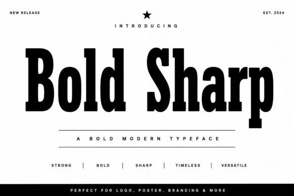 Bold Sharp: The Modern Editorial Serif Font