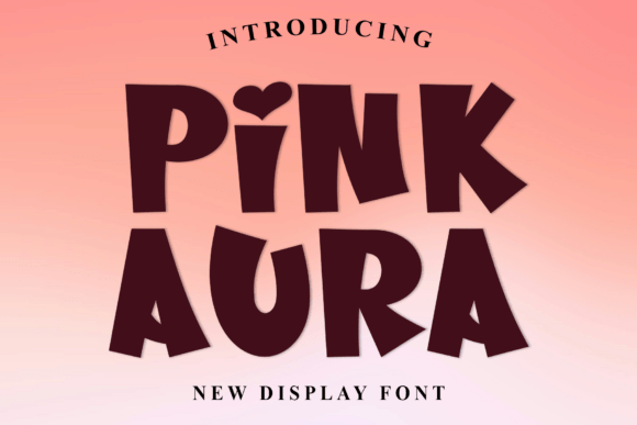 Bringing Warmth to Digital Design with the Pink Aura Font