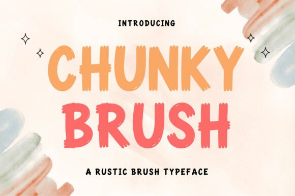 Chunky Brush: Adding Handcrafted Warmth to Modern Design Projects