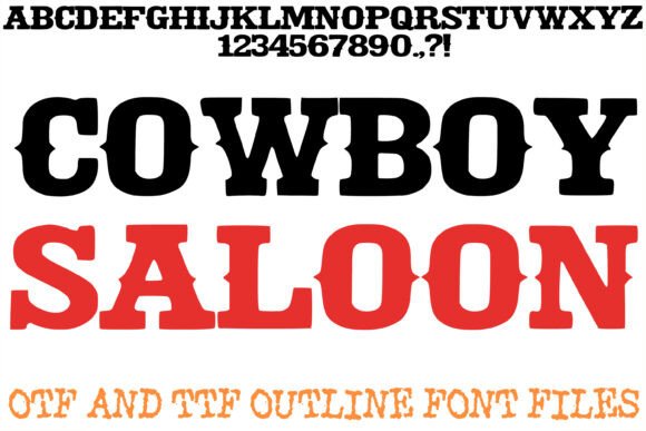 Cowboy Saloon: Reviving Frontier Typography for Modern Brand Identity