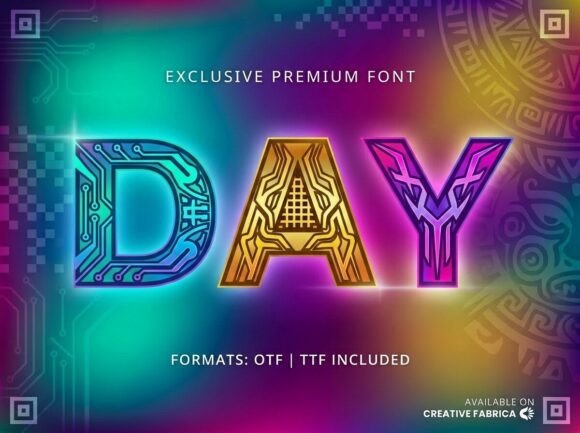 Day: Bridging Ancient Geometry and Cyberpunk Futures in Modern Design