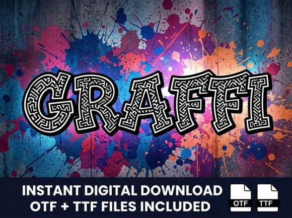Graffi: Integrating Maze Typography into Streetwear, Gaming, and Bold Branding