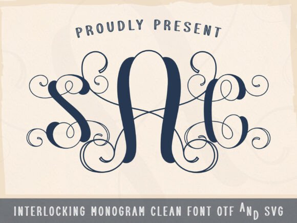 Interlocking Vine: Elevating Design with Organic Typography