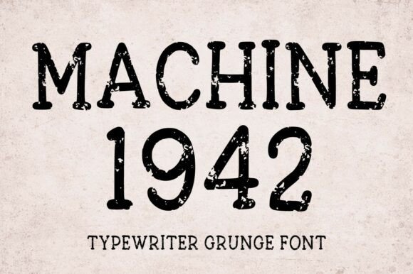 Machine 1942: Authentic Vintage Typewriter Style