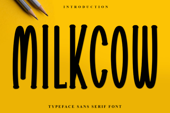 Milkcow: Elevating Holiday Design with Whimsical Typography