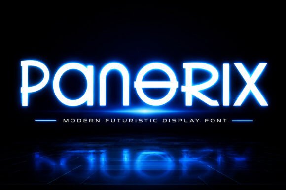 Panorix: Modern Futuristic Display Font