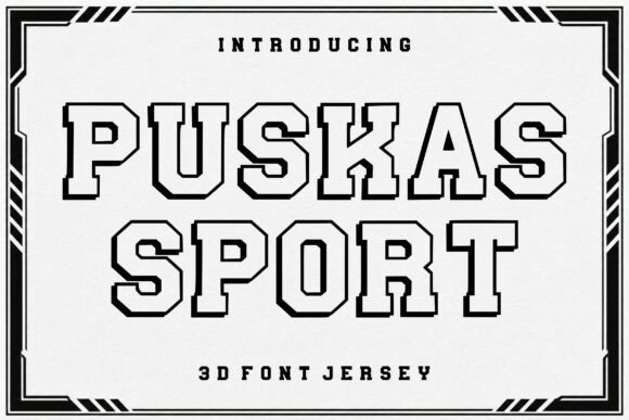 Puskas Sport: Integrating Bold Varsity Typography into Athletic Design Workflows