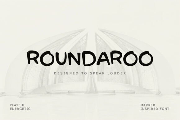 Roundaroo: A Playful Handwritten Font for Creative Projects