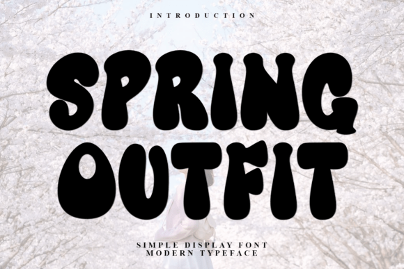 Spring Outfit: A Festive Font for Holiday Designs