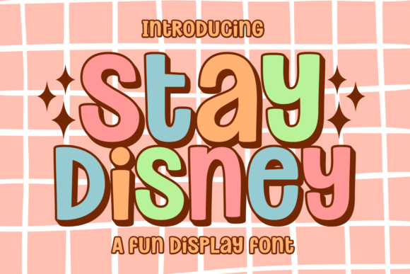 Stay Disney: Maximizing the Potential of a Vibrant Retro Display Font