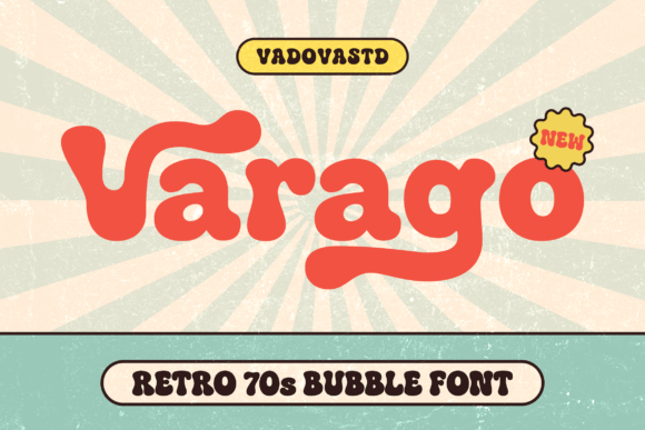 Varago: Revitalizing Modern Design with 70s Bubble Typography